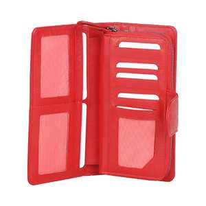 Cartera larga de piel auténtica para mujer, gran oferta, 2023 - Product Image 4