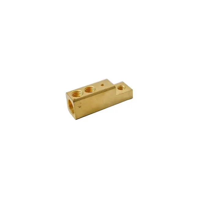 Custom design brass terminal contact brass neutral bars links for power distribution and switch sockets