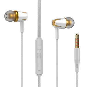 WE20-auriculares con cable para teléfono Android, Mini auriculares de 3,5mm, Oem, auriculares internos desechables con bajos, baratos