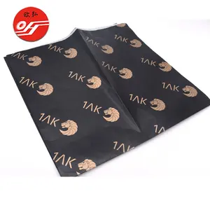 Direct Factory Printed Gold Logo 20gsm Gift Wrapping Paper Tissue Paper