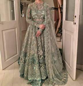 ---DECENT--HEAVY--NEW--BRIDAL--LEHENGA WITH <b>JACKET</b> --Dress With---Embellished in Crystal Glass Beads Stone Work for <b>Wedding</b>=2021 - Product Image 1