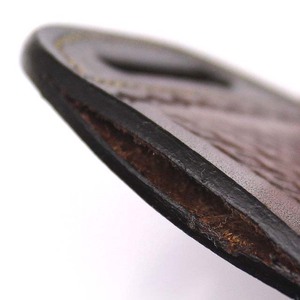 Fabriqué en usine en gros 100% Top haute qualité Logo personnalisé imprimé pur cuir couteau pliant gaine - Product Image 4