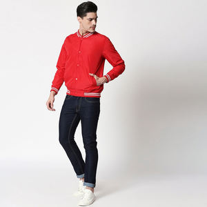 แจ็คเก็ตวาร์ซิตี้ผู้ชายคุณภาพสูง สไตล์ลำลอง ไซส์ใหญ่ สำหรับฤดูหนาว ดีไซน์ดั้งเดิม ผ้าขนสัตว์หนา แบบสองด้าน กันลม เหมาะสำหรับการฝึกซ้อม - Product Image 6