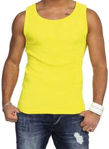 Camiseta de gimnasio para hombre, camiseta sin mangas para correr, 100% de algodón, tejido de punto para hombre y mujer - Product Image 6