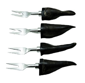 Juego de cuchillos de diseño elegante, Set de tenedor de acero inoxidable con mango de diseño chapado en oro, la mejor calidad - Product Image 6