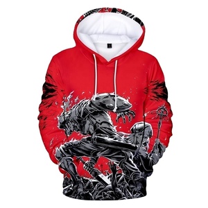 Haute qualité personnalisable hommes 100% coton hiver pull à capuche doublé motif 3D écologique OEM/bricolage vêtements personnalisables - Product Image 1