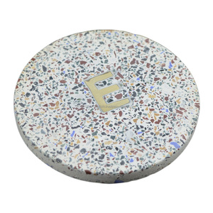 Solid Stone Tableware <b>Coasters</b> and Pads Home Decor Dinning Table and Restaurant Design Rounded Flat <b>Coasters</b> <b>Set</b> - Product Image 3