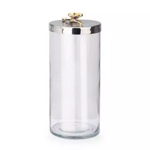 Boîte en acier acrylique blanc de conception moderne Accessoires de cuisine classiques pour la maison Bacs de stockage de fleurs pour l'emballage des aliments - Product Image 1