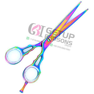 กรรไกรตัดผมทำจากสเตนเลส,กรรไกรตัดผมสำหรับช่างตัดผมมีขอบไทเทเนียม - Product Image 6