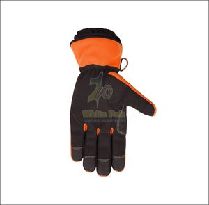 Wholesale Custom All-Purpose Leather <b>Gloves</b> Anti-Slip <b>Silicone</b> Palm Hard Wearing Mechanic Safety <b>Gloves</b> Anti-Impact White Pak - Product Image 3