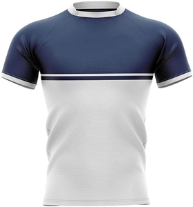 เสื้อรักบี้คุณภาพสูงปี 2023 แบบสั่งทำพิเศษ ระบายอากาศได้ดี ไซส์ใหญ่พิเศษ สำหรับผู้ชาย พิมพ์ลายดิจิทัล ชุดกีฬา OEM ผลิตจากโพลีเอสเตอร์ 100% ป้องกันรังสียูวี แห้งเร็ว - Product Image 6