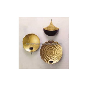 Support de bougie chauffe-plat mural en fer forgé, fait main, durable, écologique, style antique moderne, en métal gaufré, pour décoration intérieure - Product Image 6
