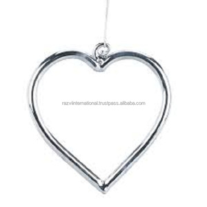 ของประดับรูปหัวใจทำจากโลหะทันสมัยปรับแต่งได้สำหรับคริสต์มาสร่วมสมัยที่แขวนประดับในกล่อง - Product Image 3