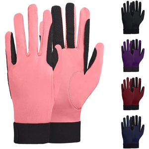 Gants d'équitation extensibles pour femmes, 1 paire, respirants, pour cyclisme d'équitation en plein air, pour conduire - Product Image 1