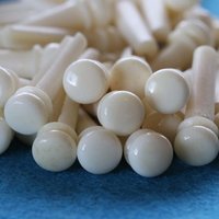 Bleached Guitar Camel Bone Bridge Pin for Guitar Bass