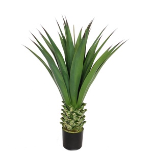 Planta de cáñamo de sisal natural de China, decoración <span class=keywords><strong>interior</strong></span> de hojas grandes, plantas artificiales de plástico, venta al por mayor - Product Image 3