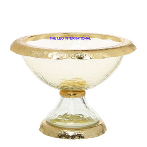 Shiny Polished <b>Set</b> of 3 Bowl With Tray Aluminum Metal Luxury Handmade <b>Square</b> Shape Home Decorative Ceramic Japanese Bowls - Product Image 5