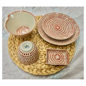 Panier mural tressé bohème rond en rotin, décoration murale suspendue pour salon - Macy - Product Image 6