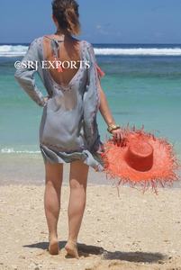 Ingaga — robe de plage brodée à manches longues, tenue de plage, haut de gamme, sans dos, Sexy, tunique, Cover-up pour Bikini, nouvelle collection - Product Image 2