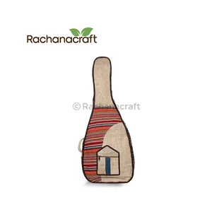 고품질 친환경 내구성 대마 기타 케이스 가방 편리한 캐리 핸들 네팔 공장에서 만든 도매