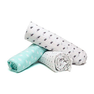 100% Organic Cotton Material Latest Design Custom Swaddle <b>Muslin</b> <b>Blanket</b> - Product Image 1