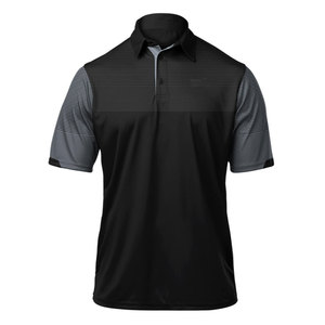 Polo homme OEM personnalisé, uni, bio, 200 grammes, noir et rouge, style asiatique, pour la famille - Product Image 3
