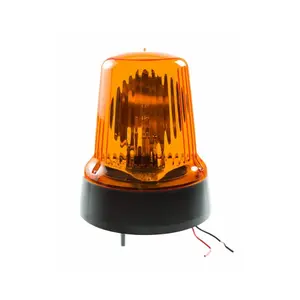Flashing beacon MP S 12-21-01 amber low traffic warning amber light with unbreakable polycarbonate cap
