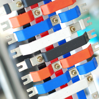 Boîtier de distribution électrique EST de qualité supérieure, en cuivre pur, méthode de fixation sur rail, Lego DIY
