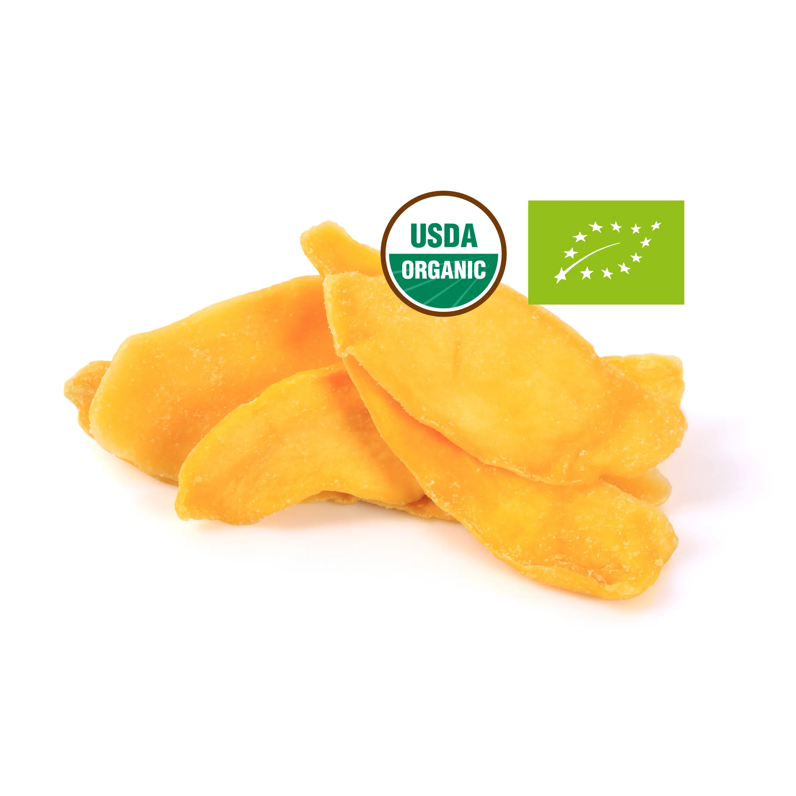 Organic Dried Mango USDA & EU Organic Certified Dry Mango Slice One Ingredient Only Zero Sugar From Thailand Dried Fruit Mango