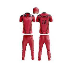 Nouveau design de maillot d'équipe de cricket à impression numérique uniforme de cricket léger et respirant - Product Image 4