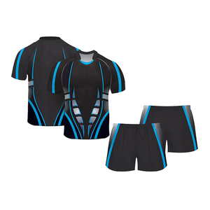 Nouveau design Maillots de rugby pour clubs sportifs Taille courte et grande Taille Plus Séchage rapide Respirant Anti-bactérien Anti-UV Transfert thermique - Product Image 3