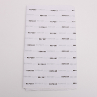 Papier d'emballage avec Logo doré personnalisé, emballage de mouchoirs, pour vêtements et chaussures, 120 unités