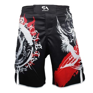 Conjunto de Rashguard y Pantalones Cortos de Poliéster Elástico con Estampado Personalizado Unisex para MMA, Grappling y Boxeo, de Secado Rápido y Transpirable para Ropa Deportiva - Product Image 2