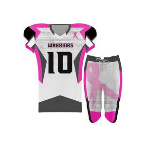Nouveaux uniformes de football américain personnalisés pour hommes, maillots et shorts imprimés par sublimation, fournisseur en gros - Product Image 1