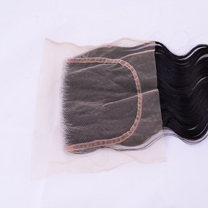Lot de film lace frontal transparent et féminin avec closure, extensions de cheveux personnalisées, ondulées, 13x4, 5x5, 13x6, 13x4, vente en gros - Product Image 1