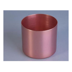 Bougie décorative de luxe unie, cœur, coupe de cire, forme cylindrique - Product Image 1