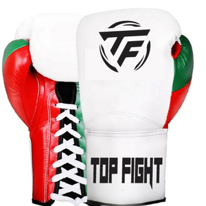 Guantes de boxeo de cuero con soporte de muñeca de Velcro de alta calidad para entrenamiento al por mayor guantes de entrenamiento deportivo guantes de boxeo - Product Image 3