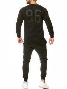 2 Piece Men Track Suit Set Crop Top Sweat Suit Wholesale Product Jogging Jumping Track Suit - Product Image 2