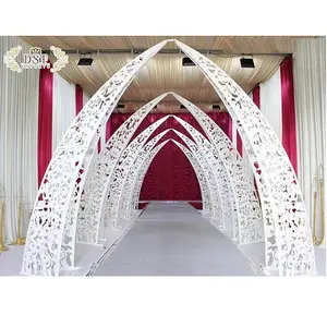 NUEVO ESTILO DE BODA entrada arco de boda al por mayor pasarela Pantalla de arco de Metal nuevo estilo boda entrada Arch