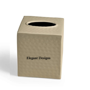 Designer de qualité supérieure boîte à mouchoirs en métal de qualité supérieure distributeur de mouchoirs fait à la main boîte à mouchoirs décorative de luxe en gros meilleure - Product Image 6