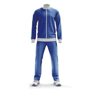 Chándal de equipo de fútbol de 210/280g personalizado al por mayor, conjunto de dos piezas, traje de Jogger sublimado, ropa de fútbol para hombre, chándales de entrenamiento - Product Image 5