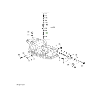 Pièce de rondelle à levier de commande pour tracteur JD John Deere Numéro de pièce de rechange durable de haute qualité R140561 pour un fonctionnement en douceur - Product Image 4
