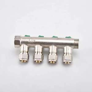 手動バルブマニホールドパイプハウス暖かい真鍮製水分離器部品 - Product Image 5