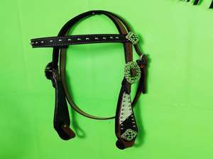 Y & Z alta calidad superior cuero caballo brida precio al por mayor herramientas manuales para uso ecuestre - Product Image 4