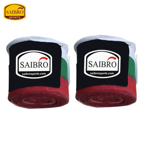 OEM Heavy Duty Fitness Hand Wraps Venta caliente de algodón con elástico logotipo personalizado Precio al por mayor-para el boxeo - Product Image 2