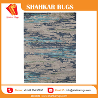 Magnifique Nouveau Tapis Rectangulaire 100% Naturel Tissé à la Main Personnalisable Hauteur de Boucle/Pile Bouclée Motif Chevron Moderne pour la Maison
