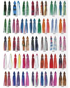 Tableau des couleurs des jupes de calmar jupe de remplacement leurre de pêche au poulpe - Product Image 6