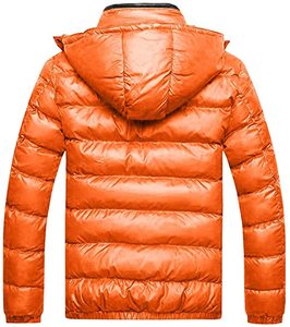 Chaqueta acolchada de talla grande para hombre, cortavientos liso en blanco con logotipo personalizado, gran oferta, 2022 - Product Image 6
