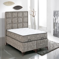 Nouveau design Meilleure vente Lit simple et double en tissu Super King Size avec rangement moderne et base de lit