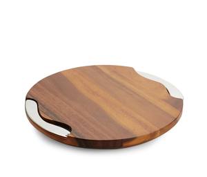 แผ่นไม้สำหรับเครื่องครัว,เขียงสำหรับบ้านโรงแรมชุดตกแต่งสีน้ำตาลดีไซน์โมเดิร์นถาดตัดไม้ - Product Image 3